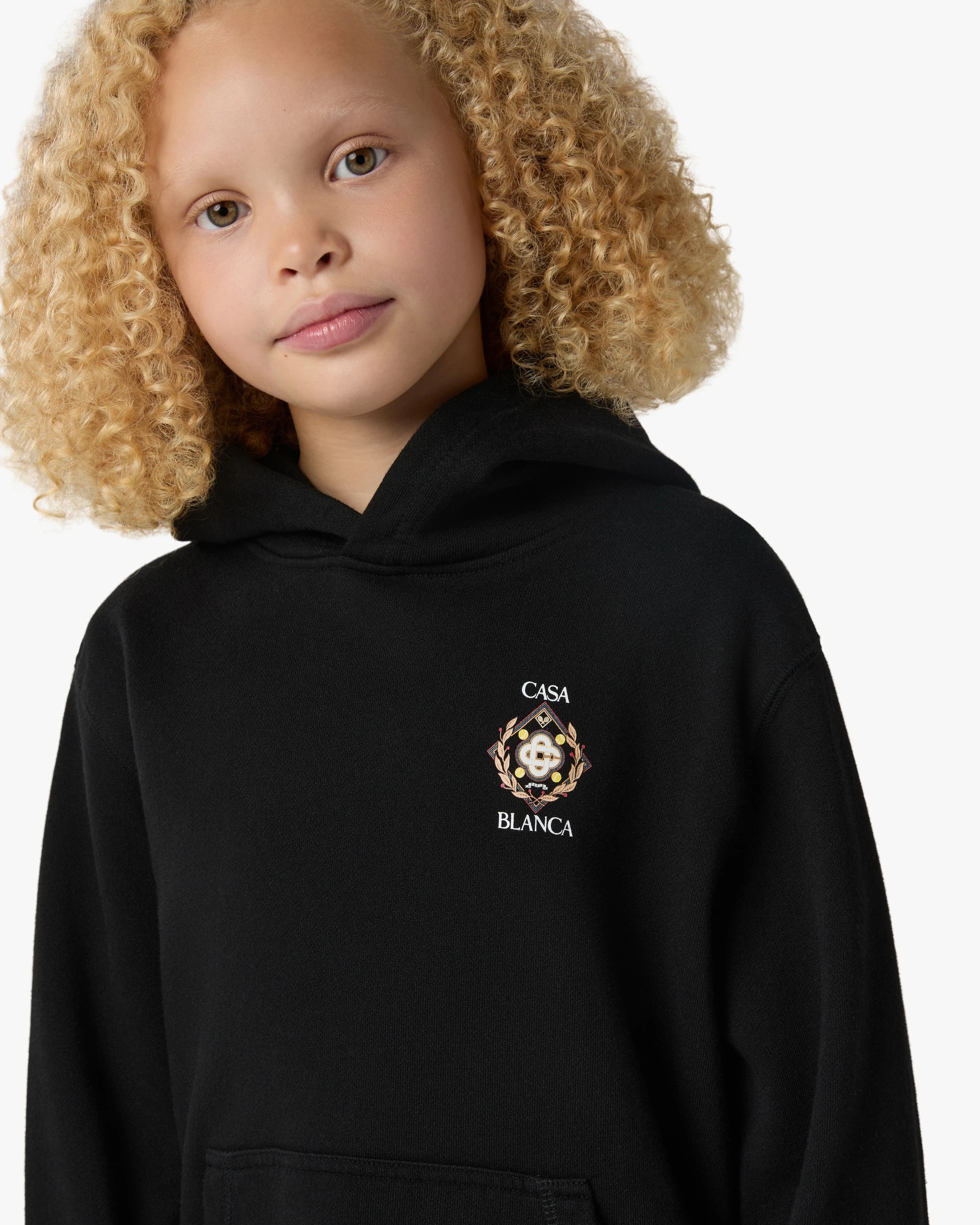 Sweat à capuche noir pour enfant Championship