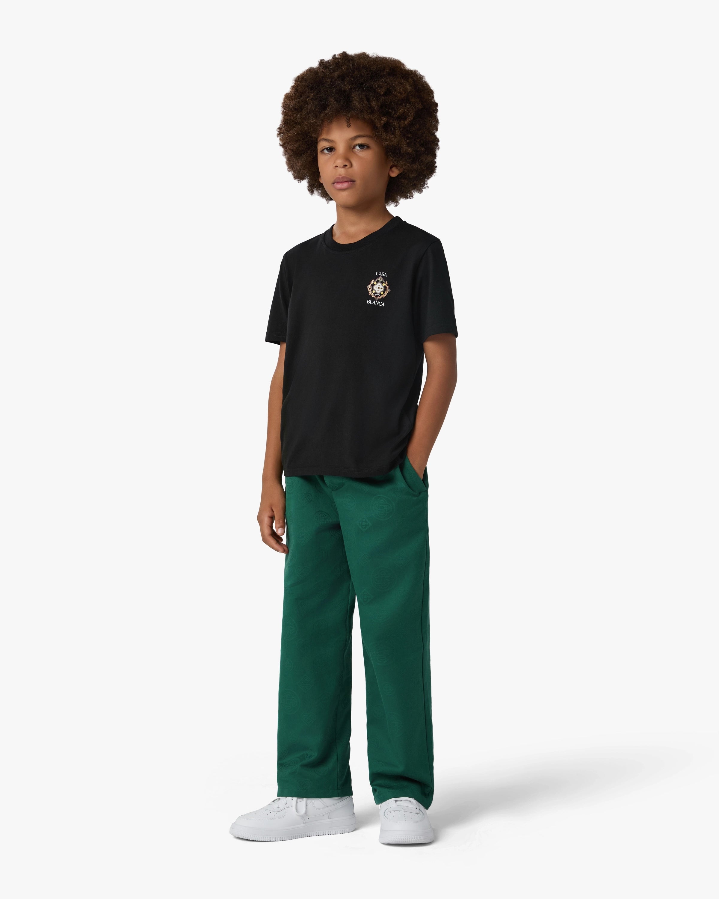 Children's Black Championship Short Sleeve T-Shirt