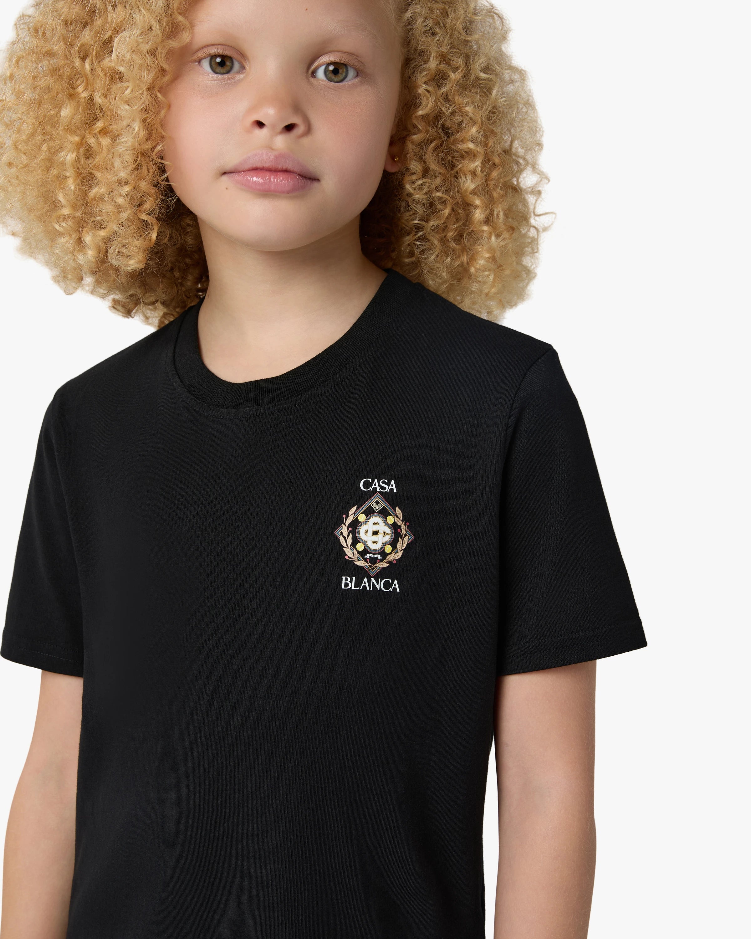 Children's Black Championship Short Sleeve T-Shirt