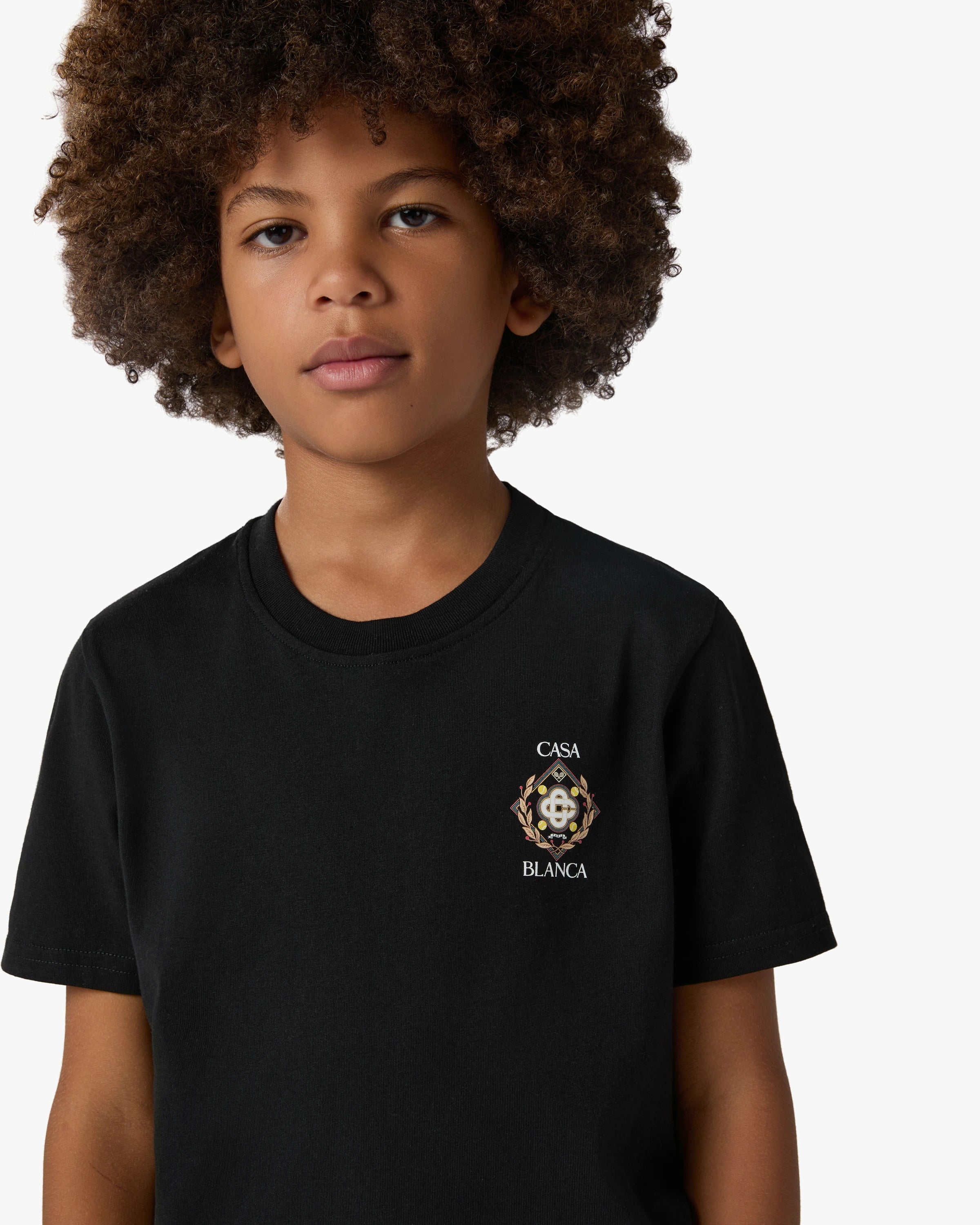 Children's Black Championship Short Sleeve T-Shirt