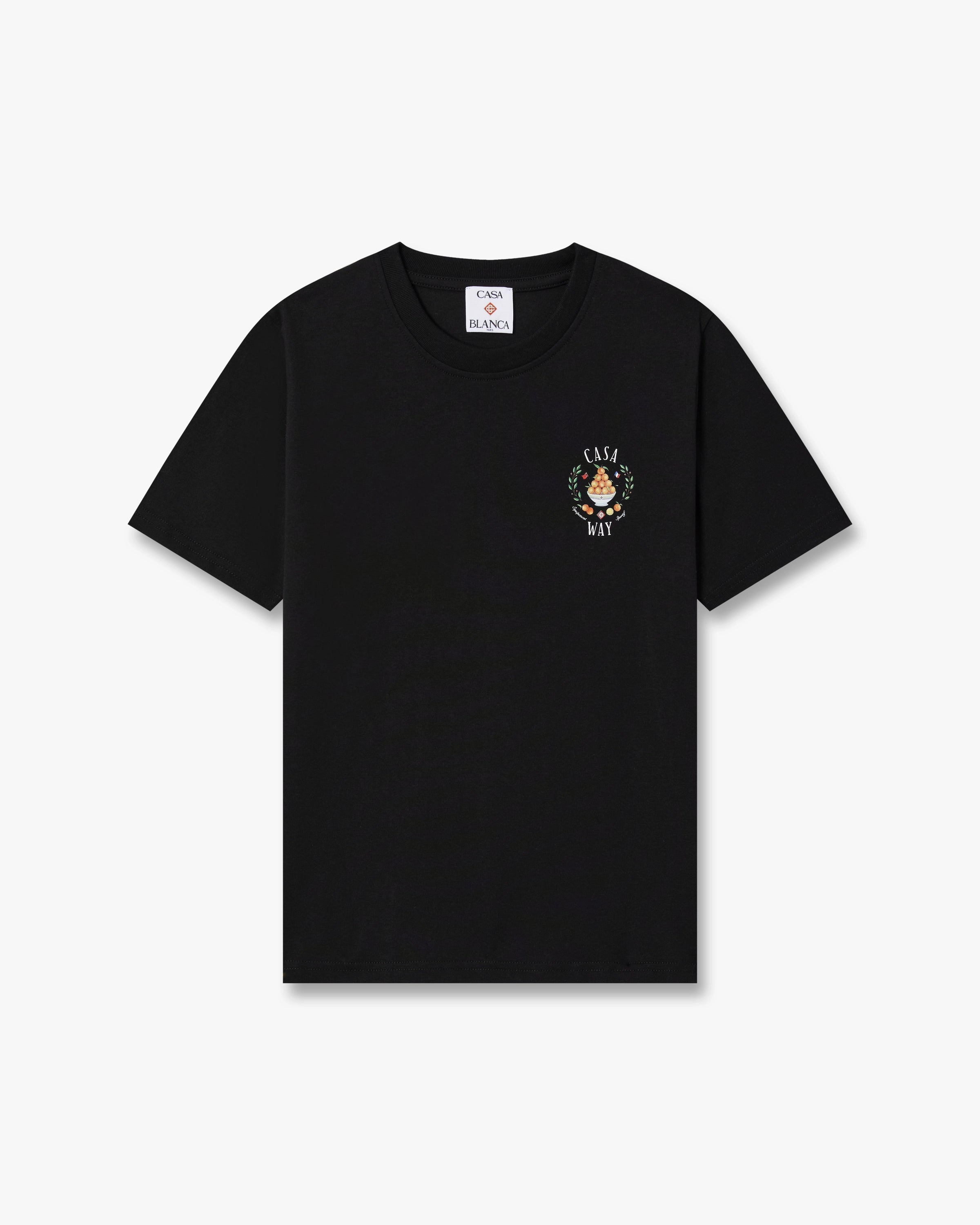 Children's Black Casaway Short Sleeve T-Shirt