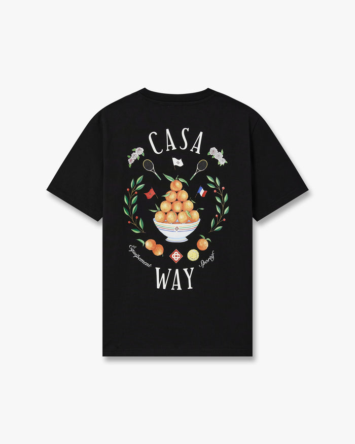 Children's Black Casaway Short Sleeve T-Shirt