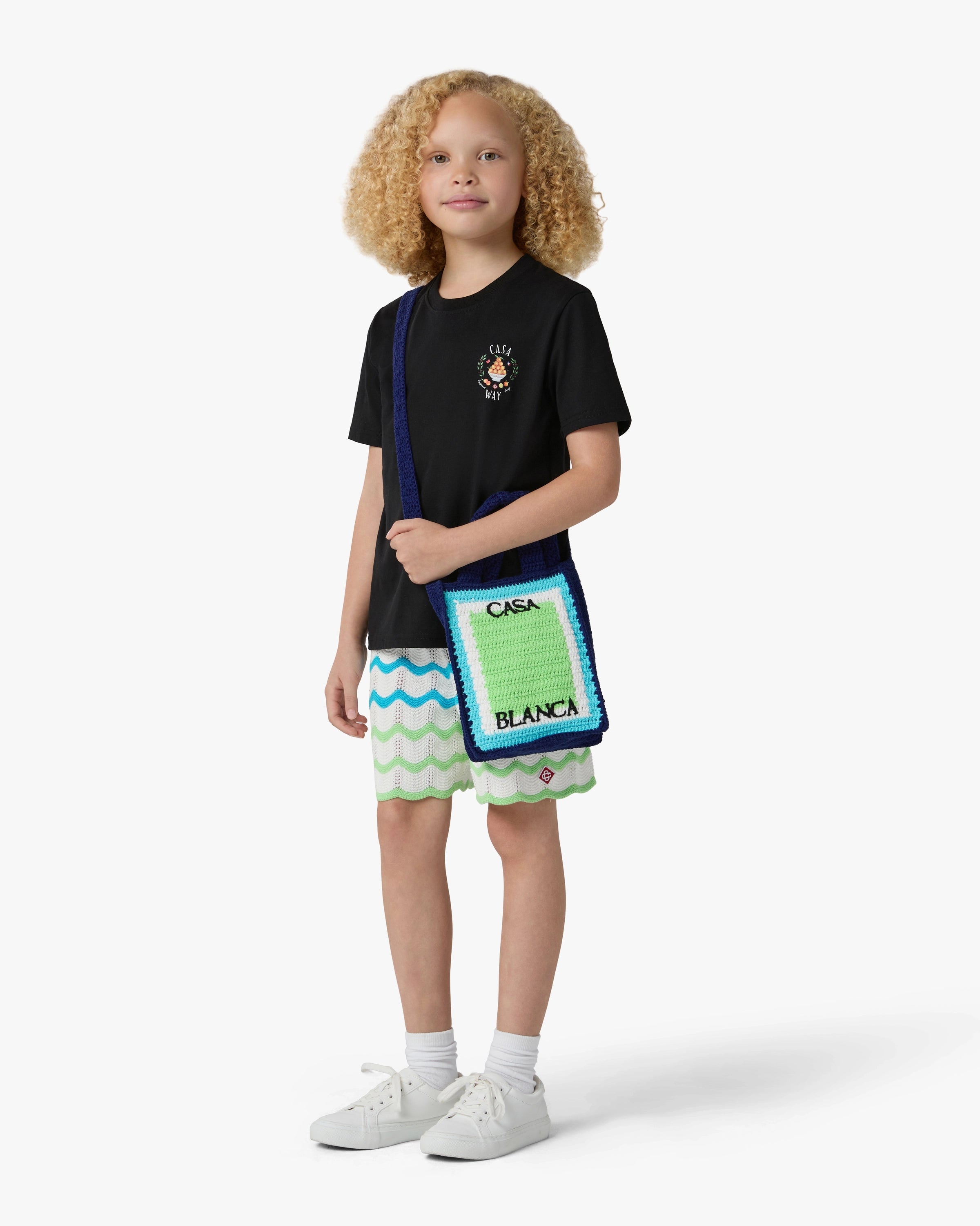 Children's Black Casaway Short Sleeve T-Shirt