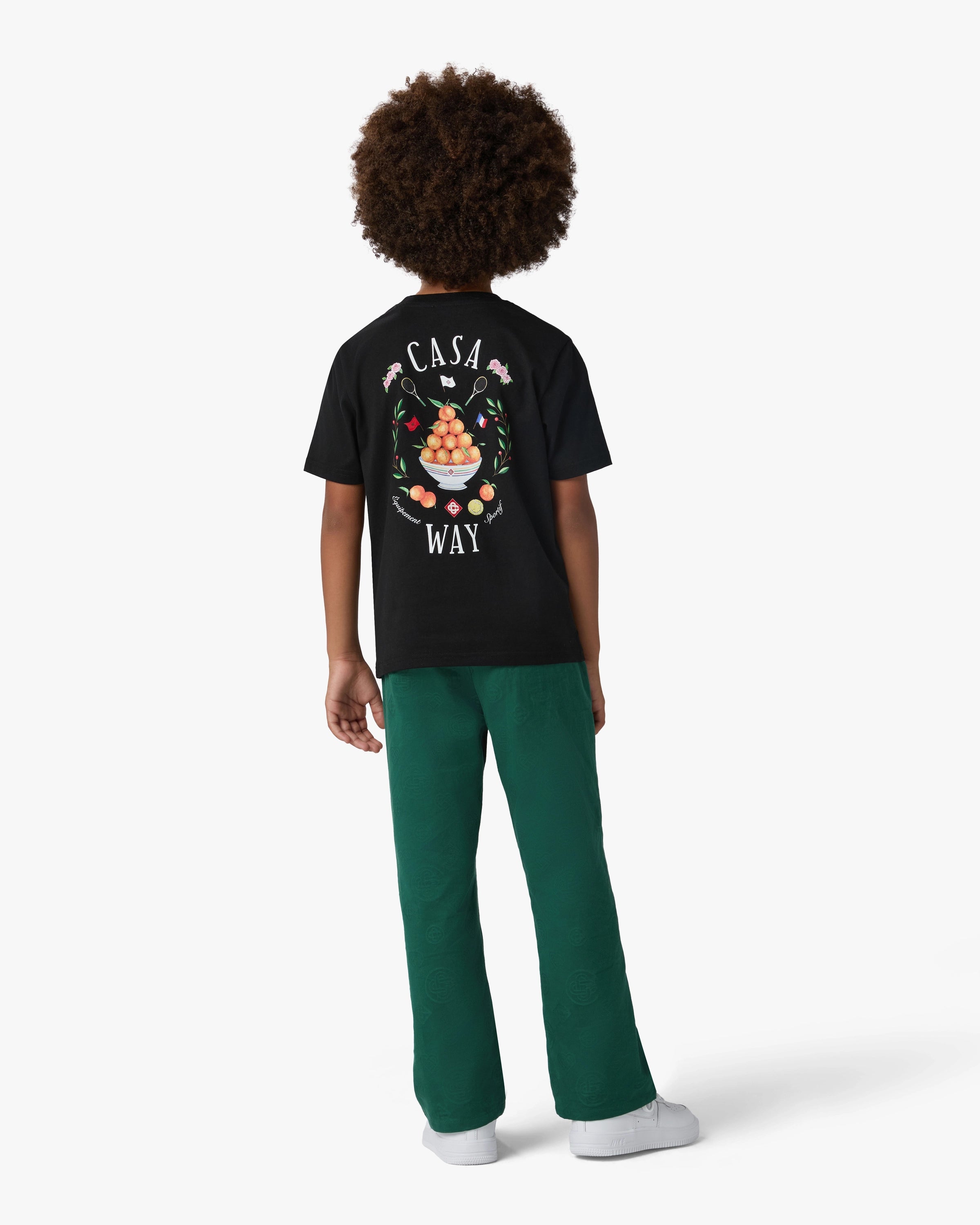 Children's Black Casaway Short Sleeve T-Shirt