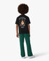 Children's Black Casaway Short Sleeve T-Shirt
