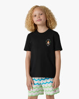 Children's Black Casaway Short Sleeve T-Shirt