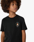 Children's Black Casaway Short Sleeve T-Shirt