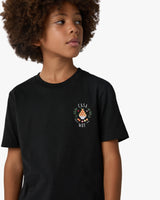Children's Black Casaway Short Sleeve T-Shirt
