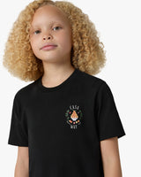 Children's Black Casaway Short Sleeve T-Shirt