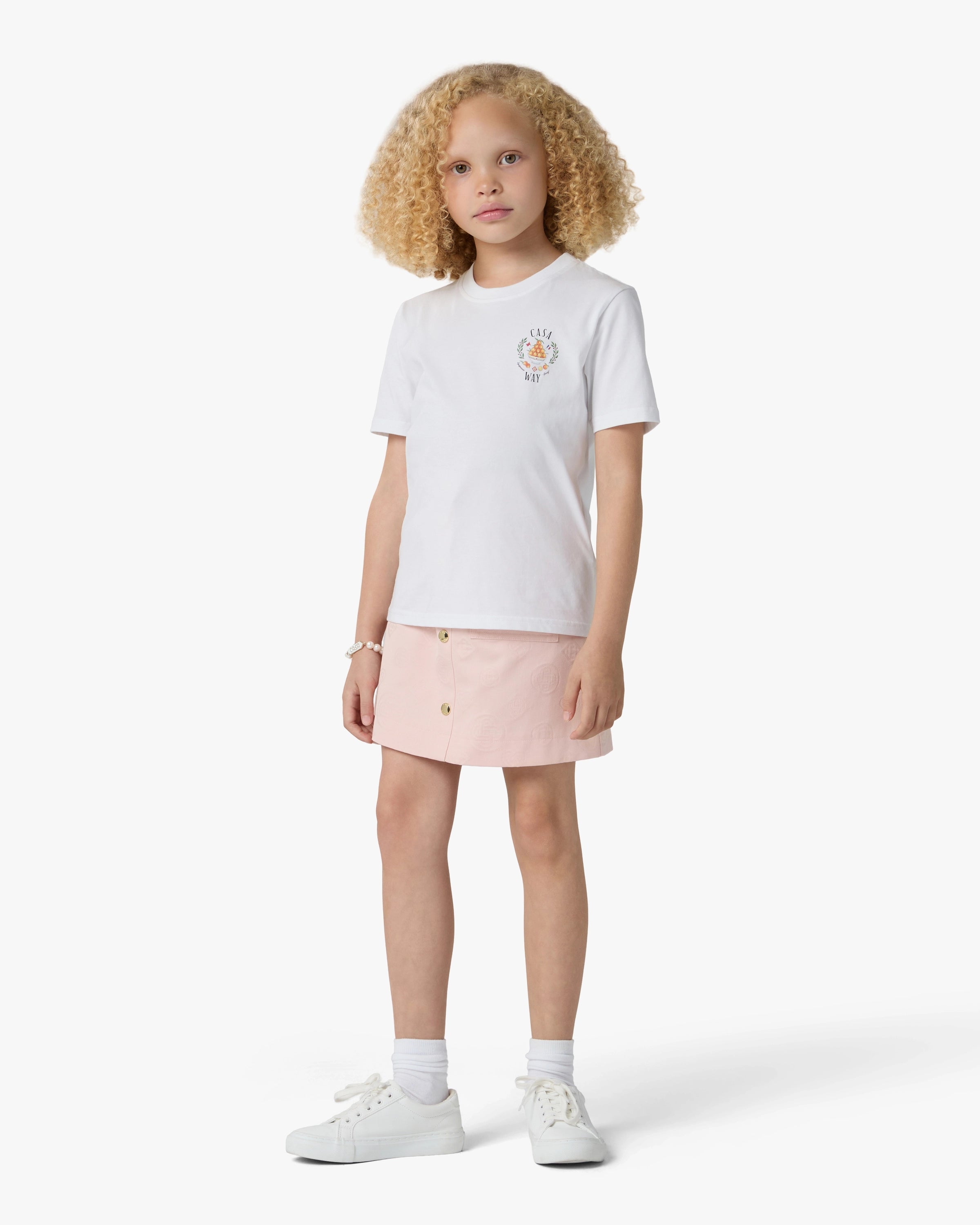 Children's White Casaway Short Sleeve T-Shirt