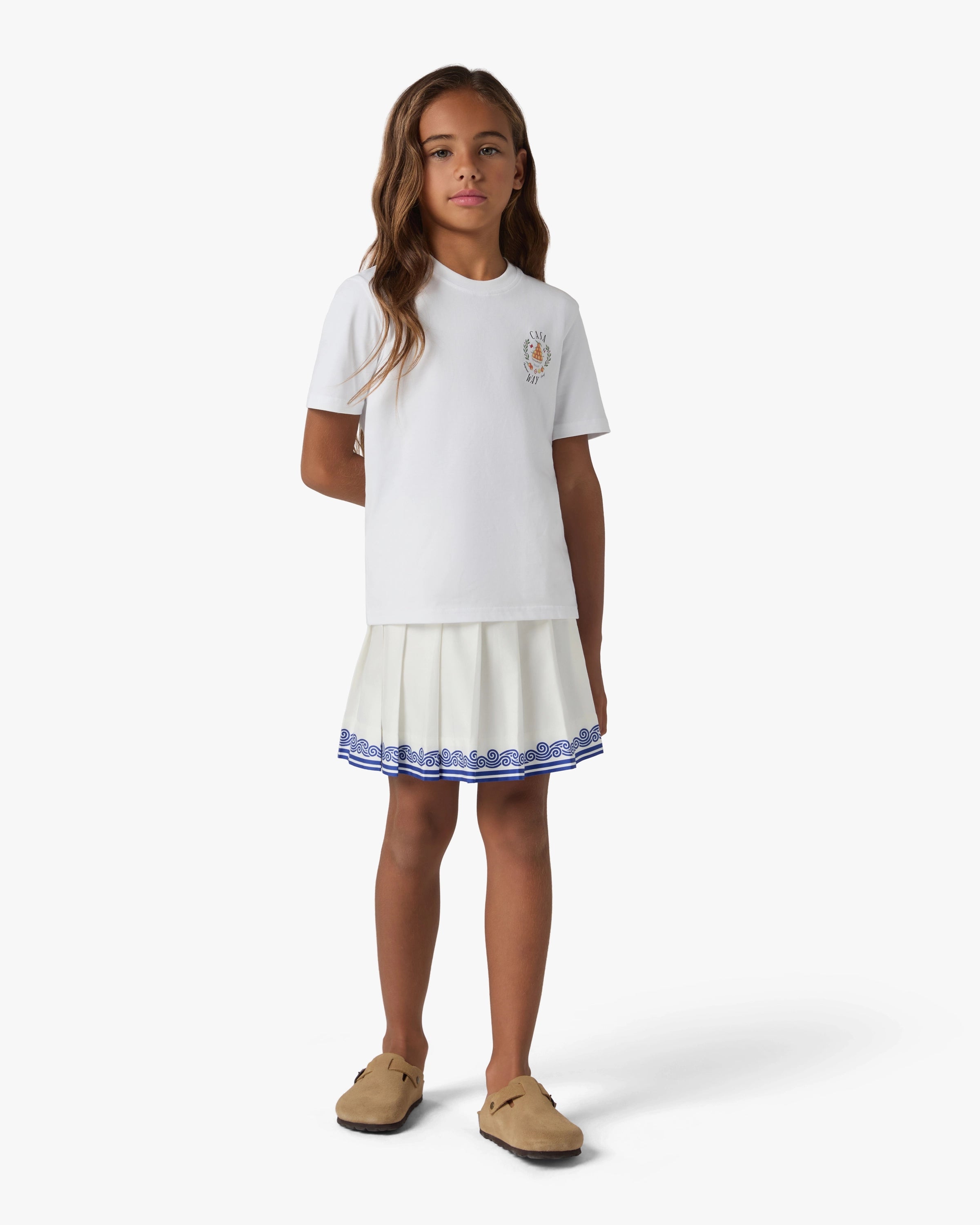 Children's White Casaway Short Sleeve T-Shirt