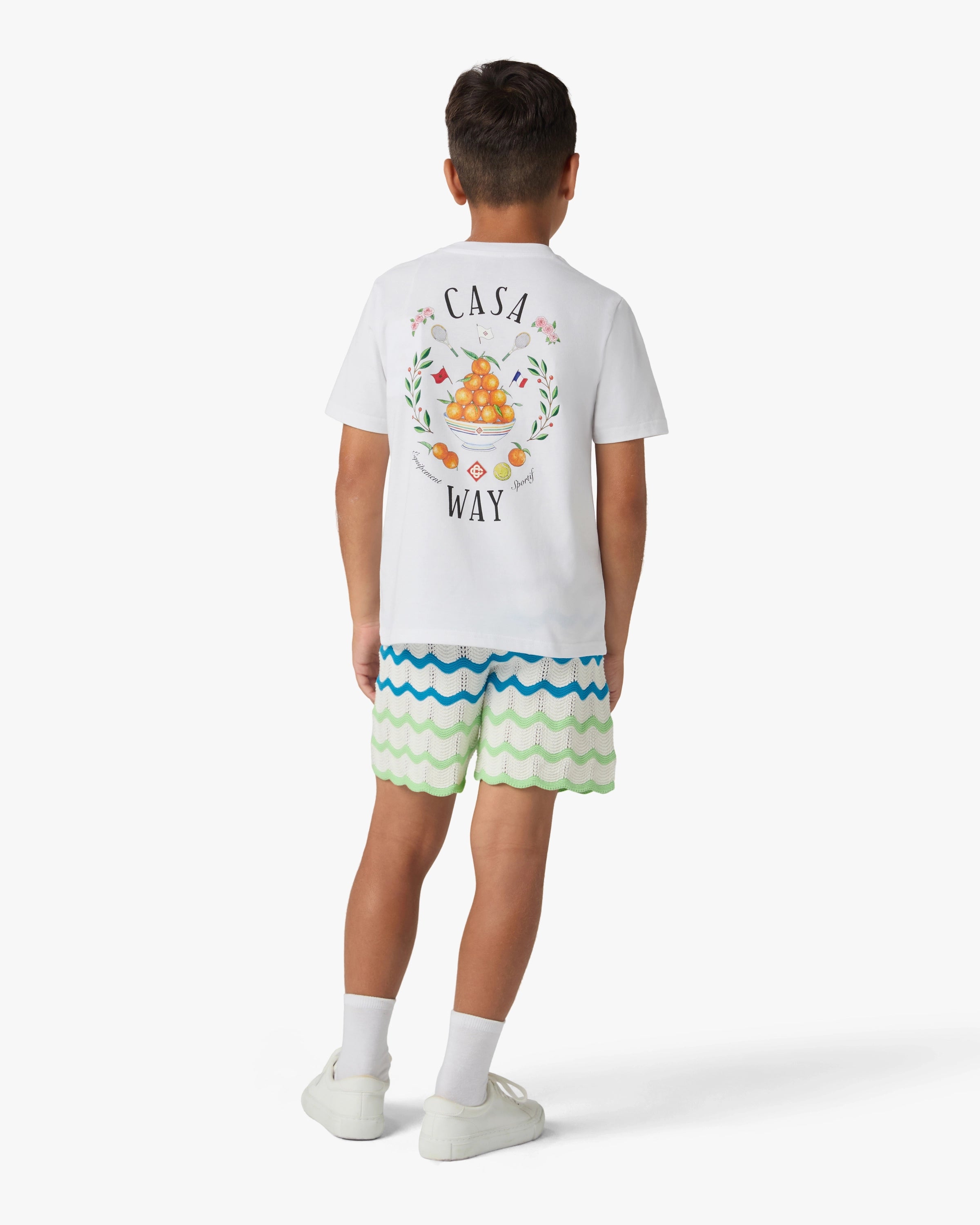 Children's White Casaway Short Sleeve T-Shirt