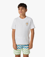 Children's White Casaway Short Sleeve T-Shirt