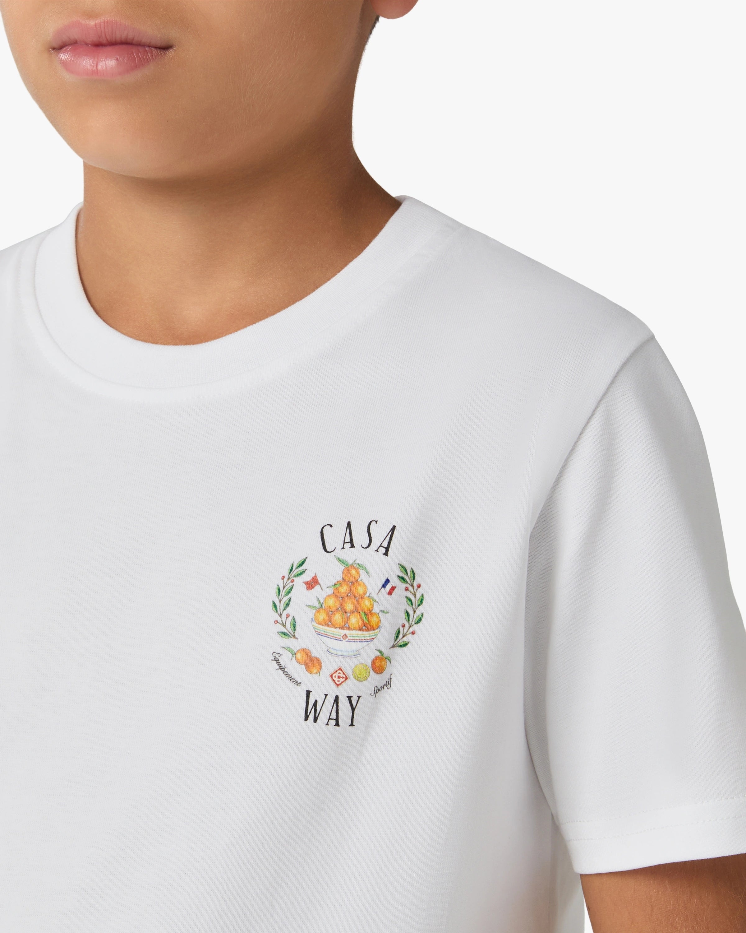 Children's White Casaway Short Sleeve T-Shirt