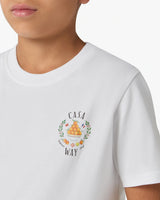 Children's White Casaway Short Sleeve T-Shirt