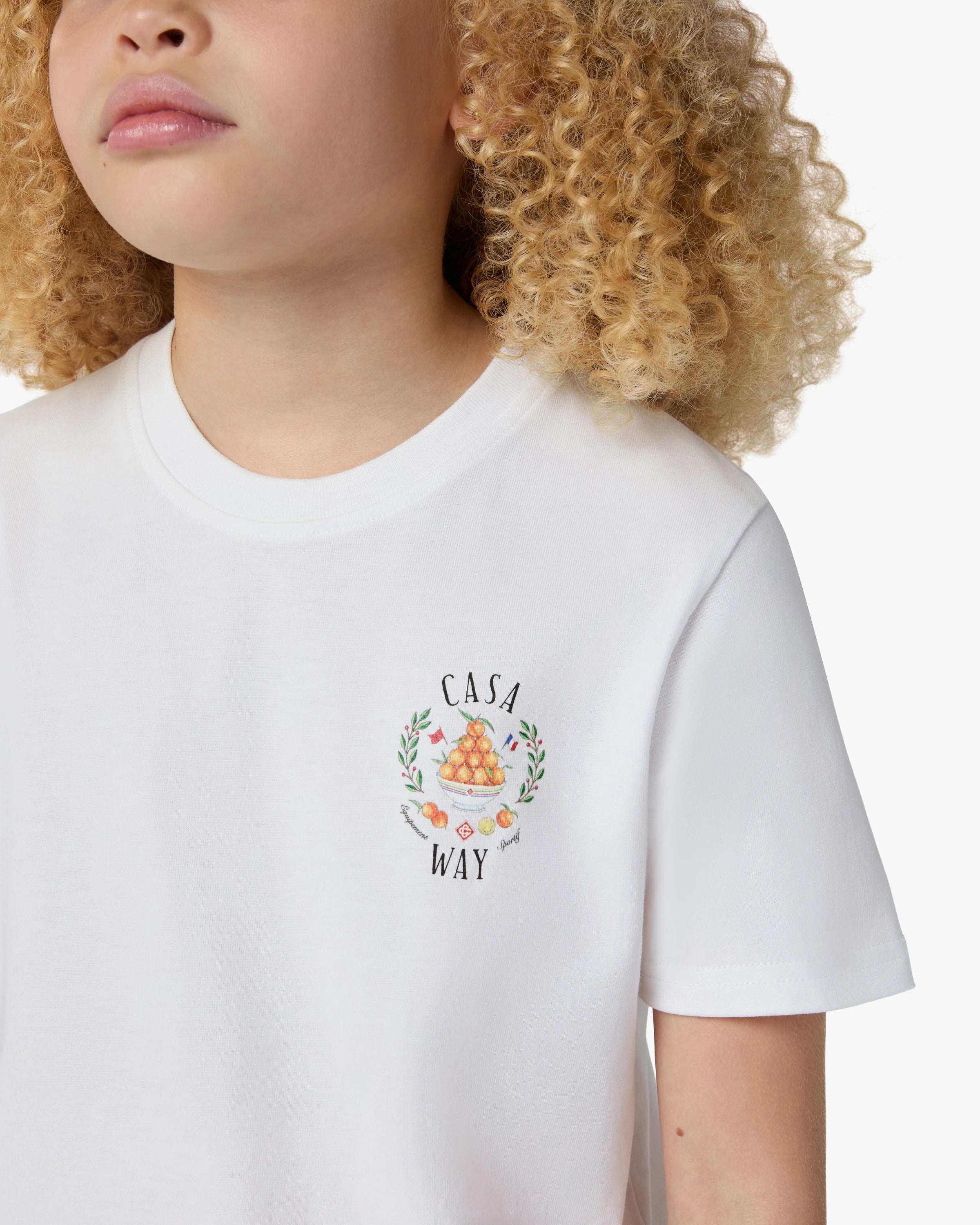 Children's White Casaway Short Sleeve T-Shirt