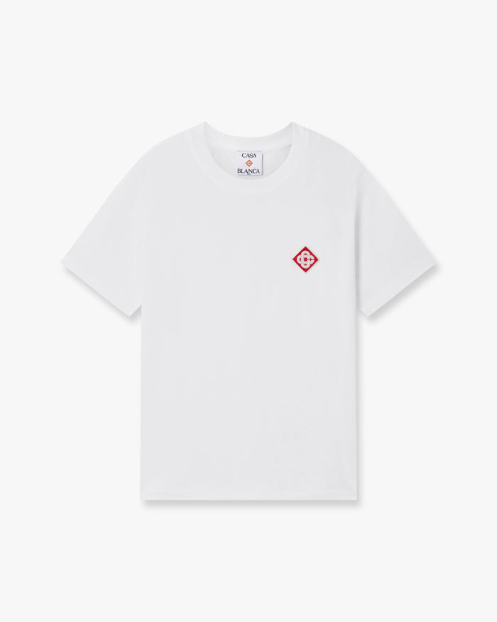 Children's White Diamond Logo Short Sleeve T-Shirt