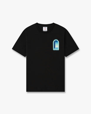 Children's Black Gradient Arch Short Sleeve T-Shirt