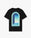 Children's Black Gradient Arch Short Sleeve T-Shirt