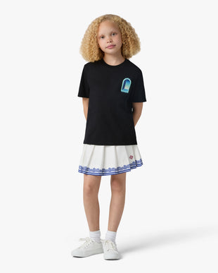Children's Black Gradient Arch Short Sleeve T-Shirt