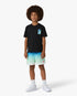 Children's Black Gradient Arch Short Sleeve T-Shirt
