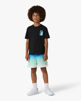 Children's Black Gradient Arch Short Sleeve T-Shirt