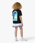 Children's Black Gradient Arch Short Sleeve T-Shirt