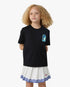 Children's Black Gradient Arch Short Sleeve T-Shirt
