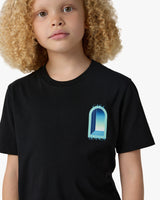 Children's Black Gradient Arch Short Sleeve T-Shirt