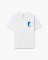 Children's White Gradient Arch Short Sleeve T-Shirt