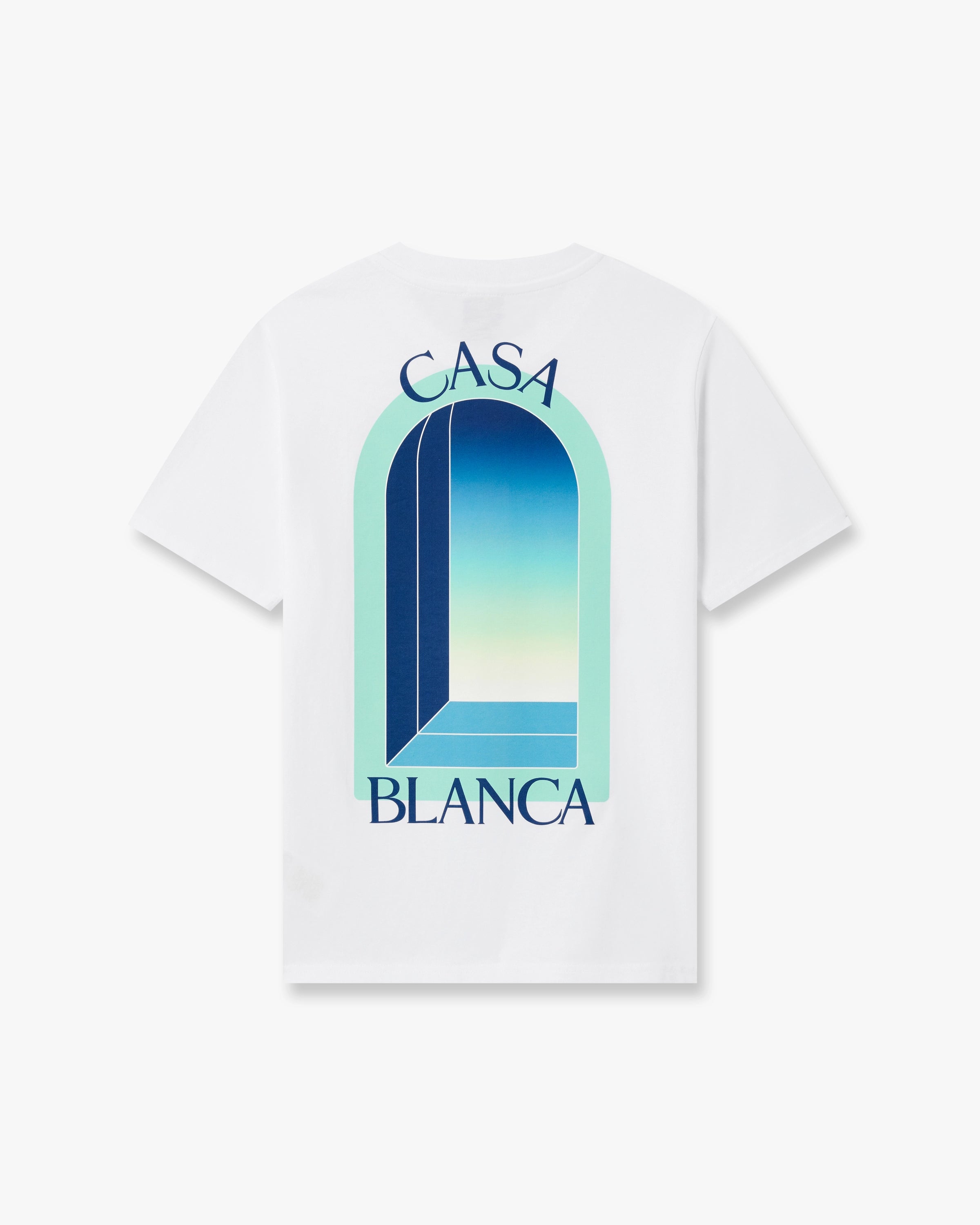 Children's White Gradient Arch Short Sleeve T-Shirt