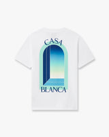 Children's White Gradient Arch Short Sleeve T-Shirt