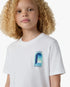 Children's White Gradient Arch Short Sleeve T-Shirt