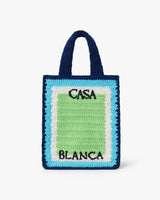 Children's Blue & Green Mini Crochet Bag