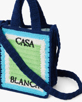 Children's Blue & Green Mini Crochet Bag