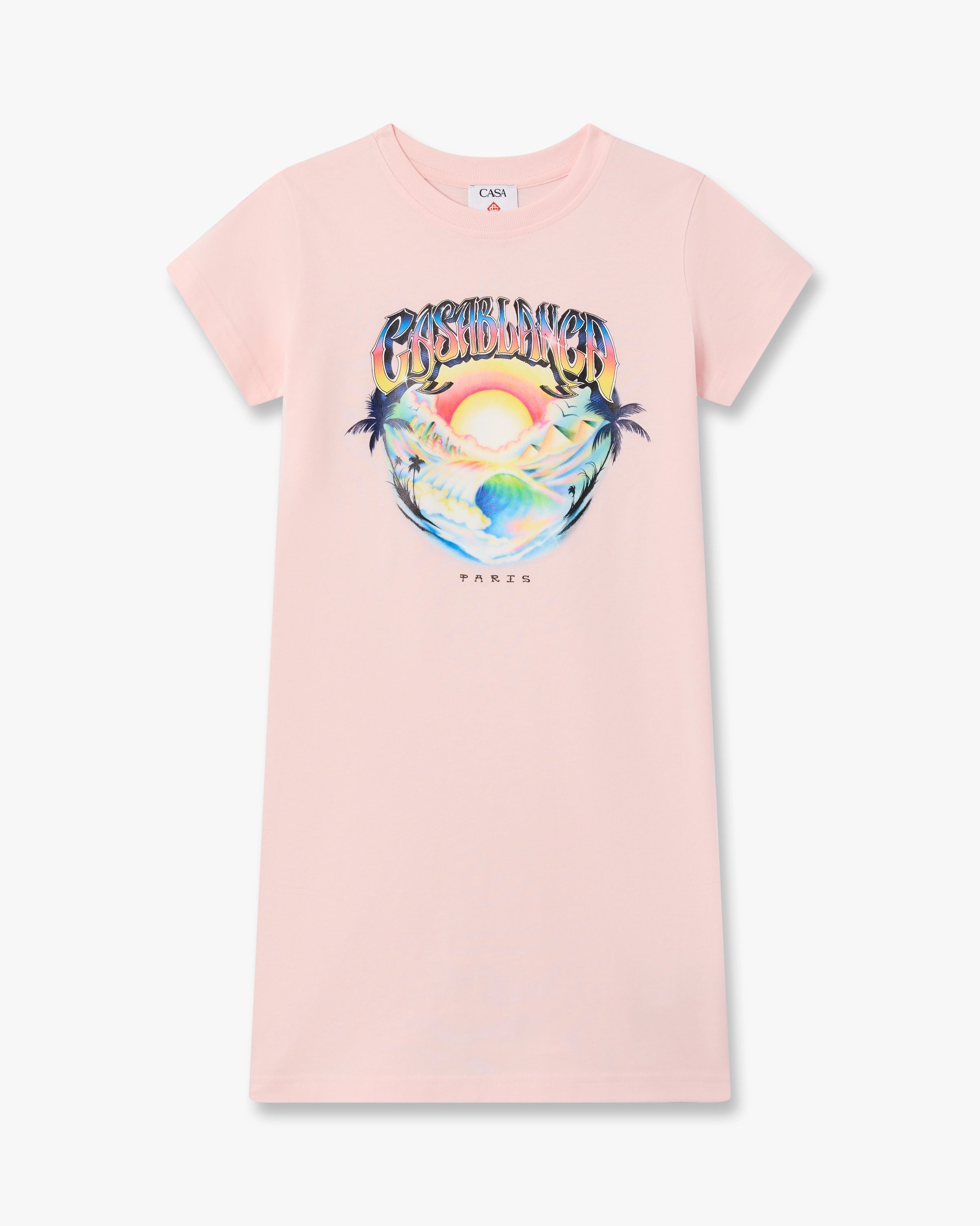 Children's Pink Airspray Short Sleve T-Shirt Dress