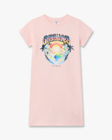 Children's Pink Airspray Short Sleve T-Shirt Dress