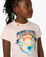 Children's Pink Airspray Short Sleve T-Shirt Dress
