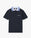 Children's Navy Wave Short Sleeve Polo Shirt
