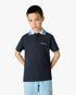 Children's Navy Wave Short Sleeve Polo Shirt
