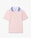 Children's Pink Wave Short Sleeve Polo Shirt