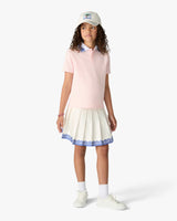 Children's Pink Wave Short Sleeve Polo Shirt