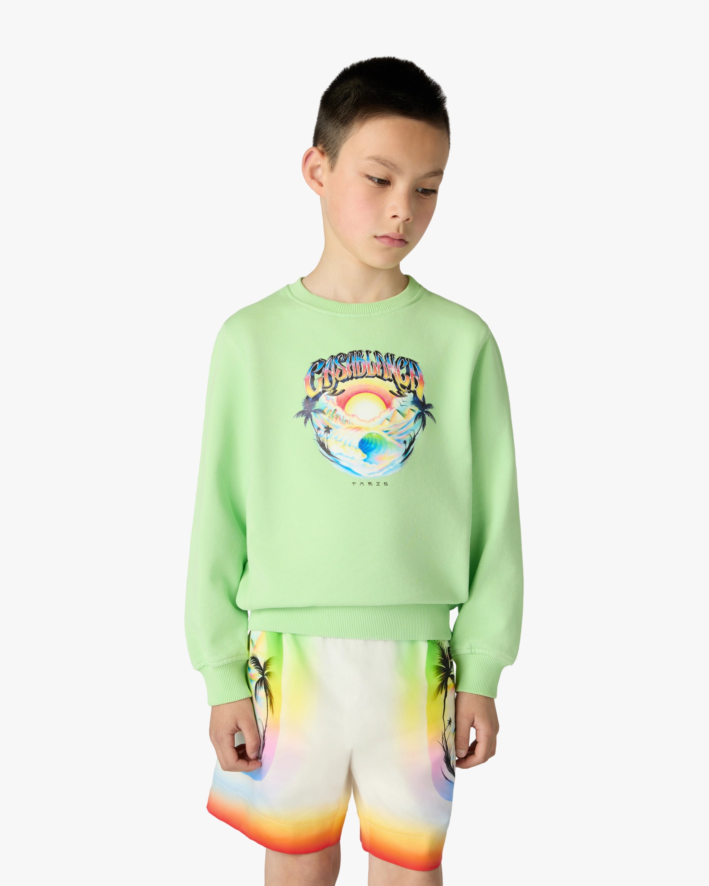 Sweat-shirt vert pour enfant Airspray