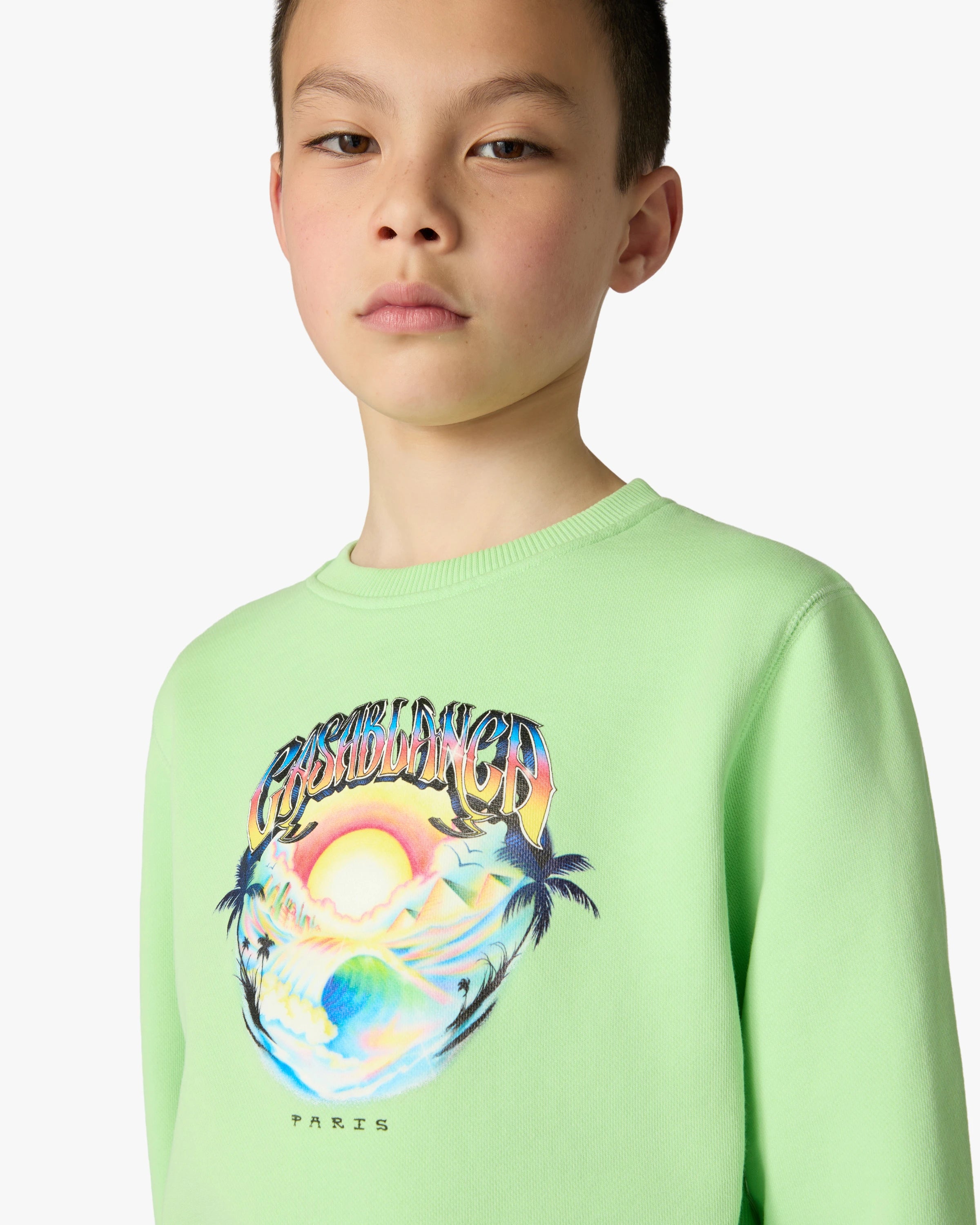 Sweat-shirt vert pour enfant Airspray