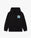 Children's Black Palm Tree Emblem Hooded Sweatshirt