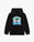 Children's Black Palm Tree Emblem Hooded Sweatshirt