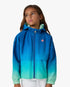 Children's Blue & Green Gradient Hooded Jacket