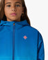 Children's Blue & Green Gradient Hooded Jacket