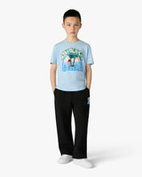 Children's Black Palm Tree Emblem Sweatpants
