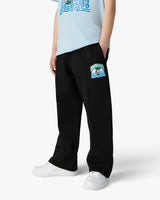 Children's Black Palm Tree Emblem Sweatpants